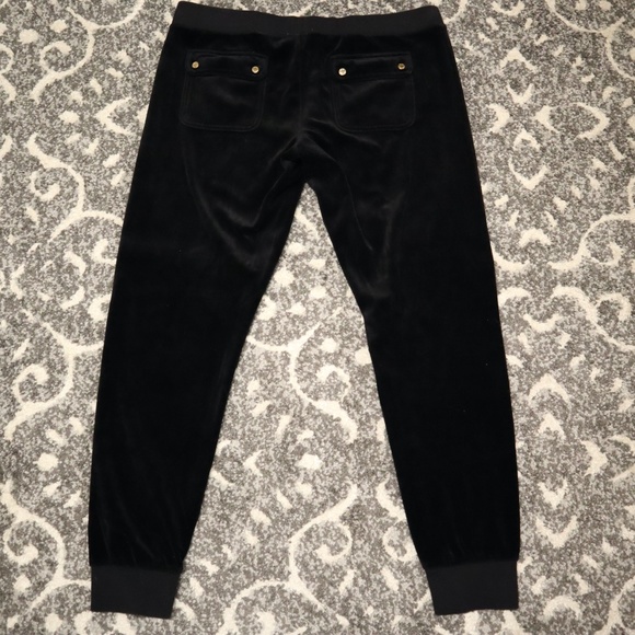 Juicy Couture Velour Black Tracksuit Gold Hardware - Picture 11 of 15